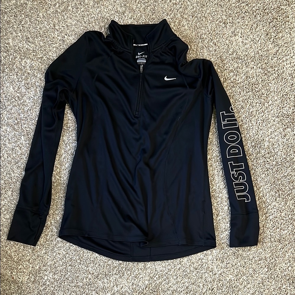 Nike Women's Black Long Sleeve Top